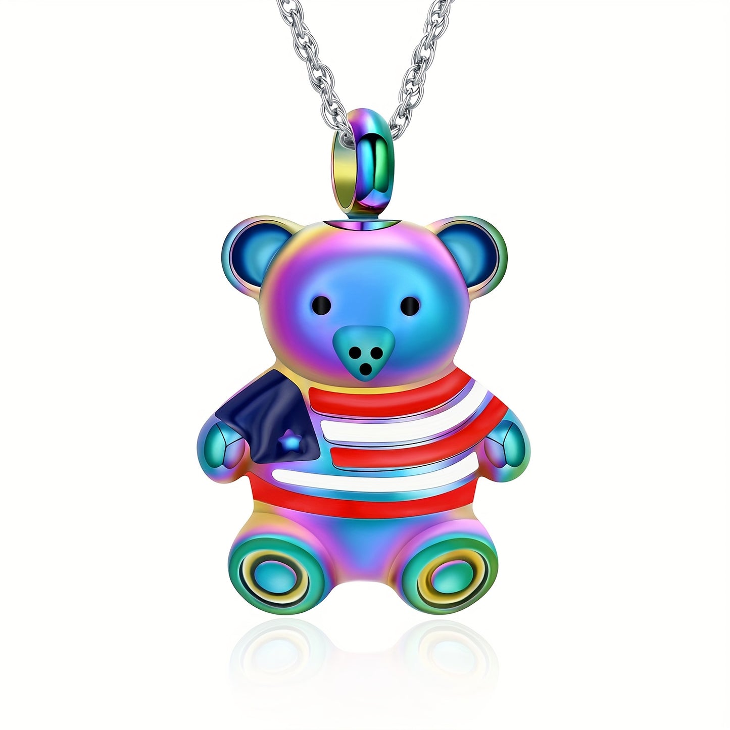 Urn Necklace "Flag Bear"