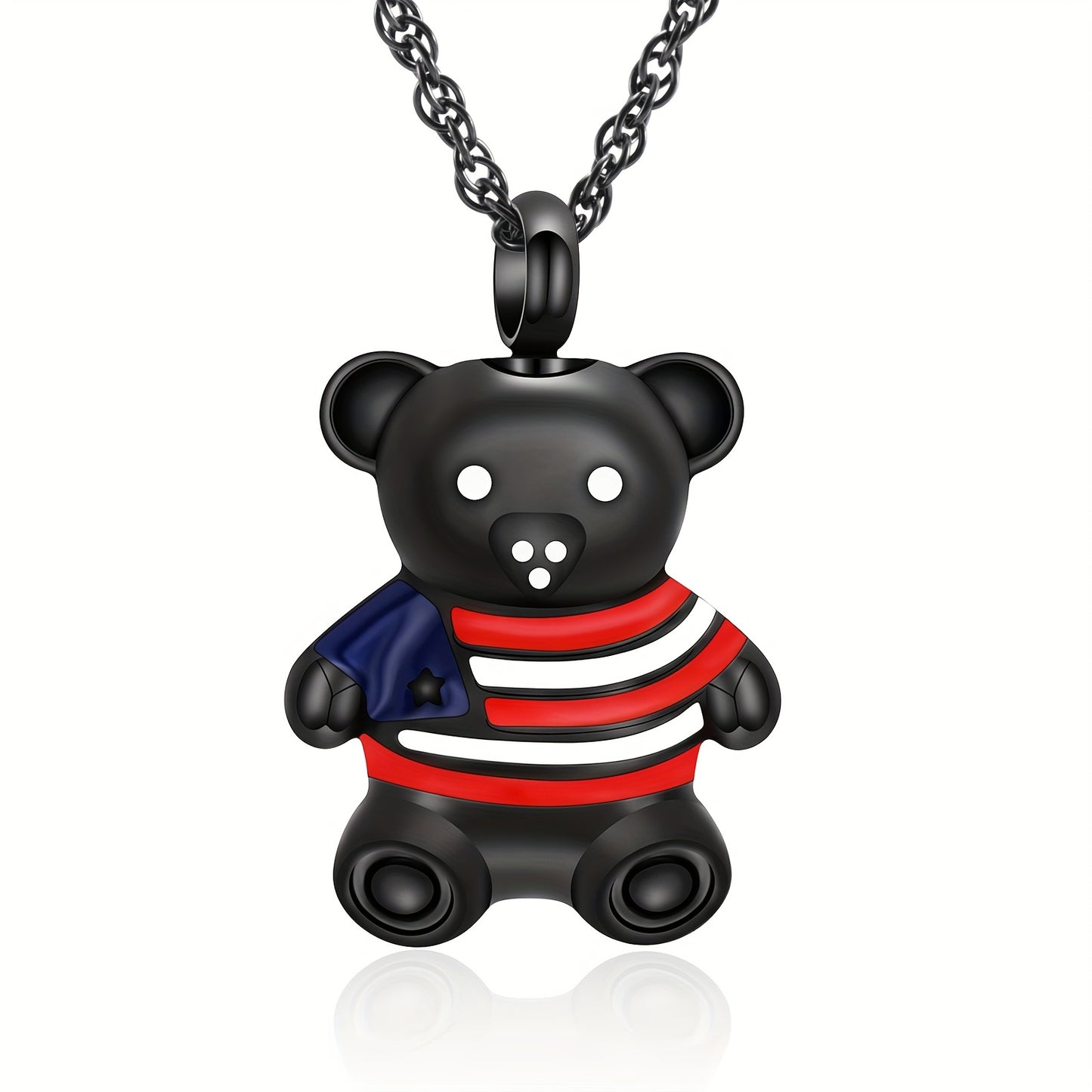 Urn Necklace "Flag Bear"