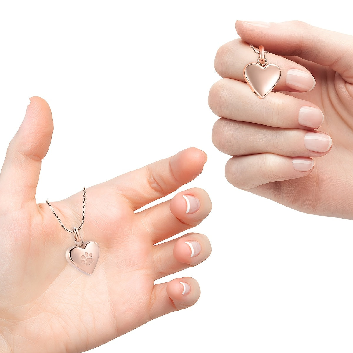 Urn Necklace Heart Pet