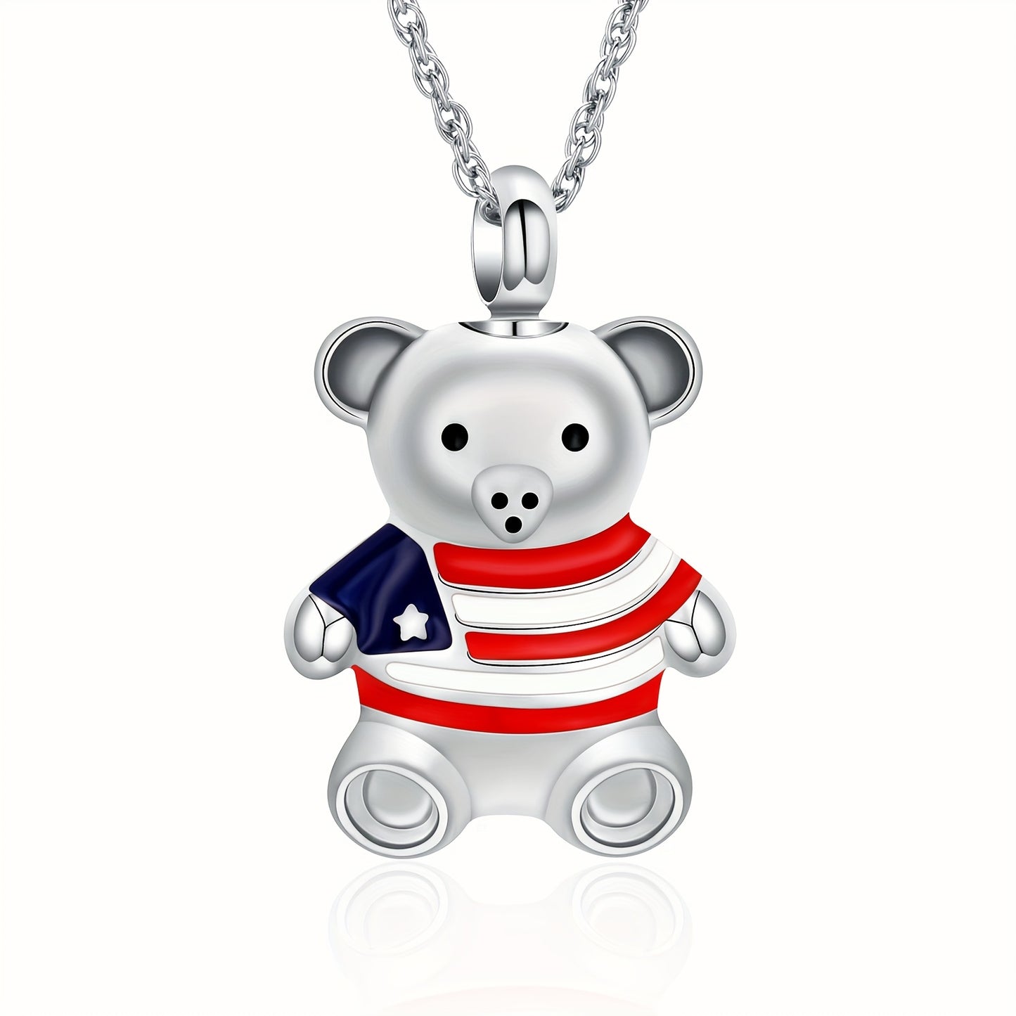Urn Necklace "Flag Bear"