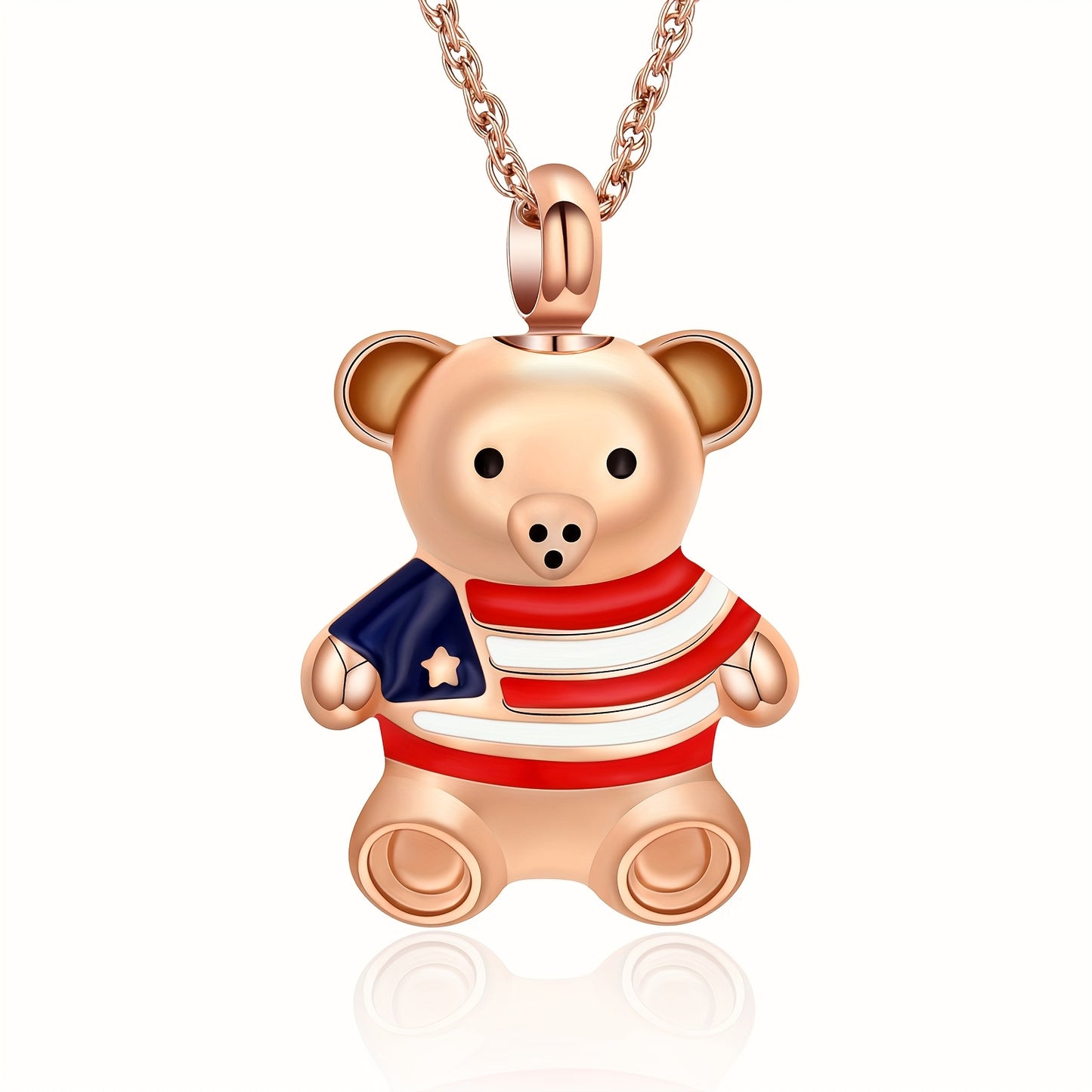 Urn Necklace "Flag Bear"