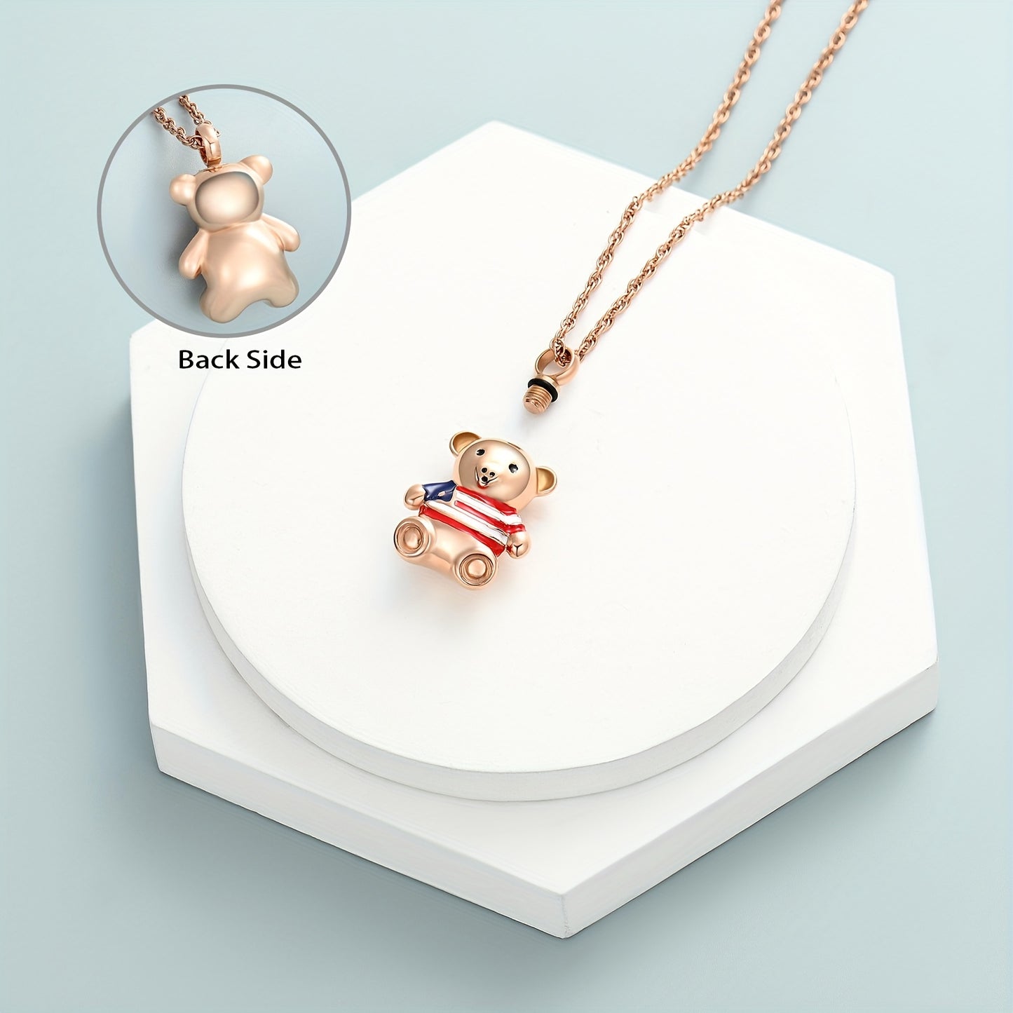 Urn Necklace "Flag Bear"