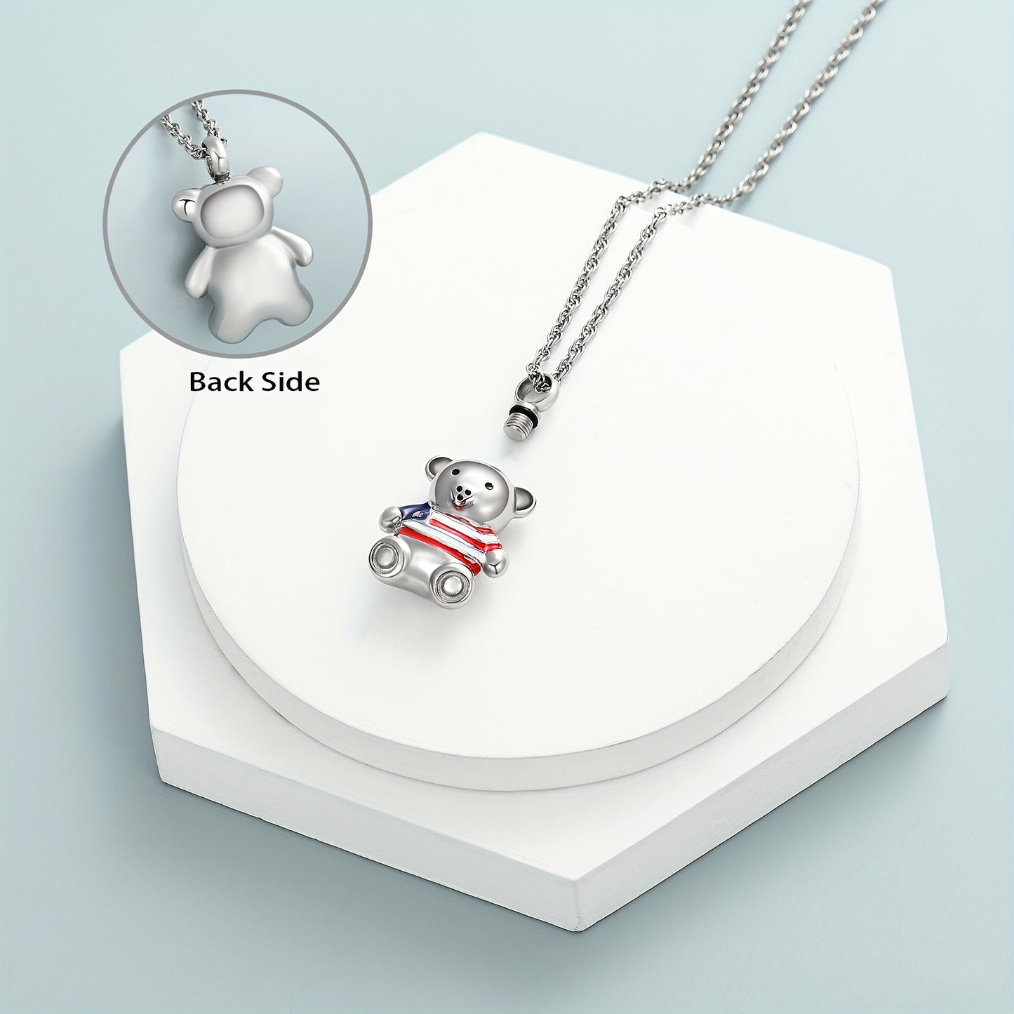 Urn Necklace "Flag Bear"