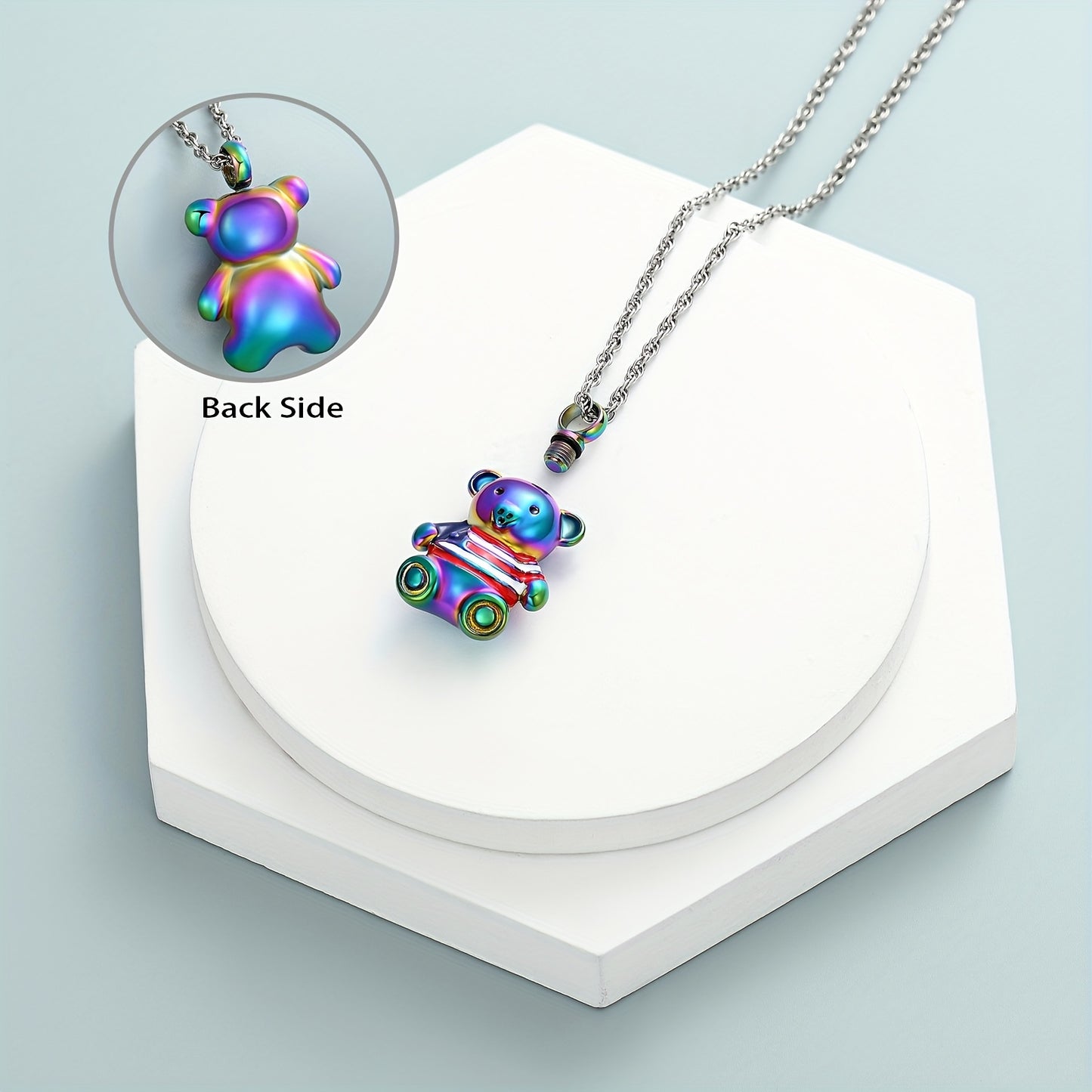 Urn Necklace "Flag Bear"