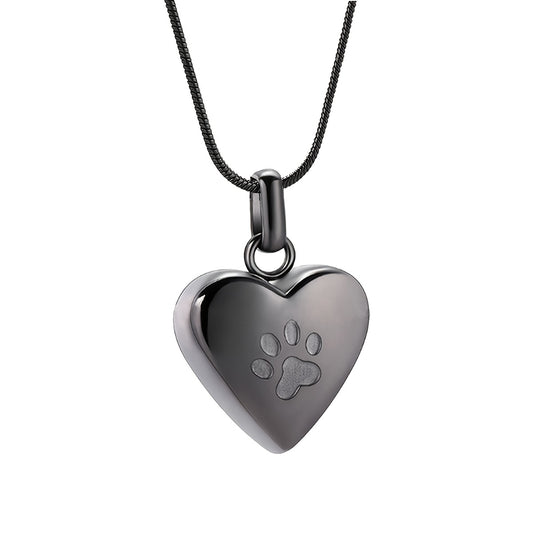 Urn Necklace Heart Pet