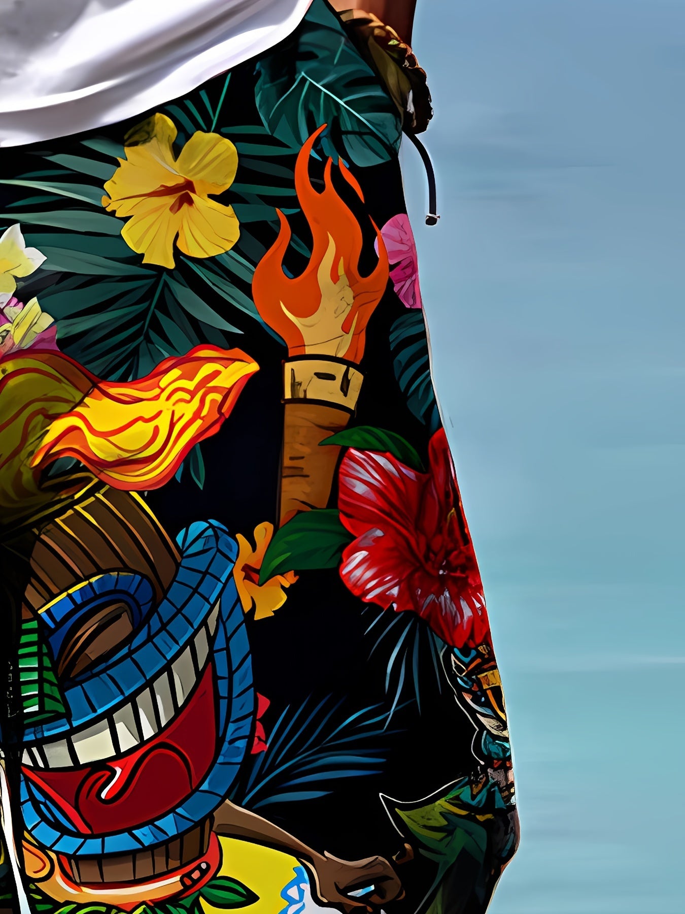 Tropical Style Beach & Vacation Pants Breezy Summer